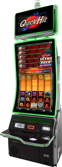 Quick Hit Ultra Pays - Wolf Mountain Cabinet
